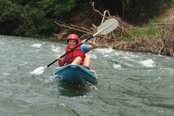 Kayaking on the Nam Ou River